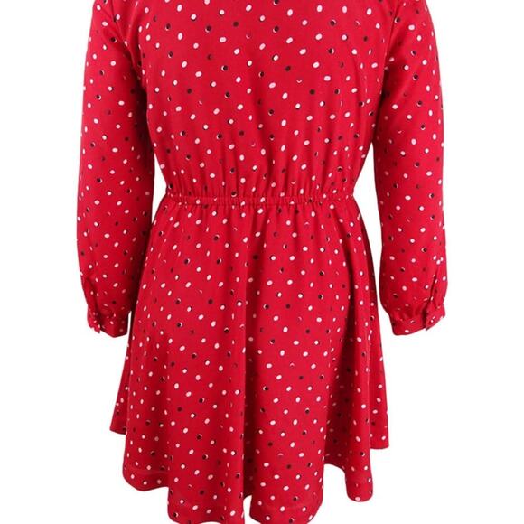 NWT Maison Jules Sz M Red Rainbow Fit and Flare - Picture 5 of 13